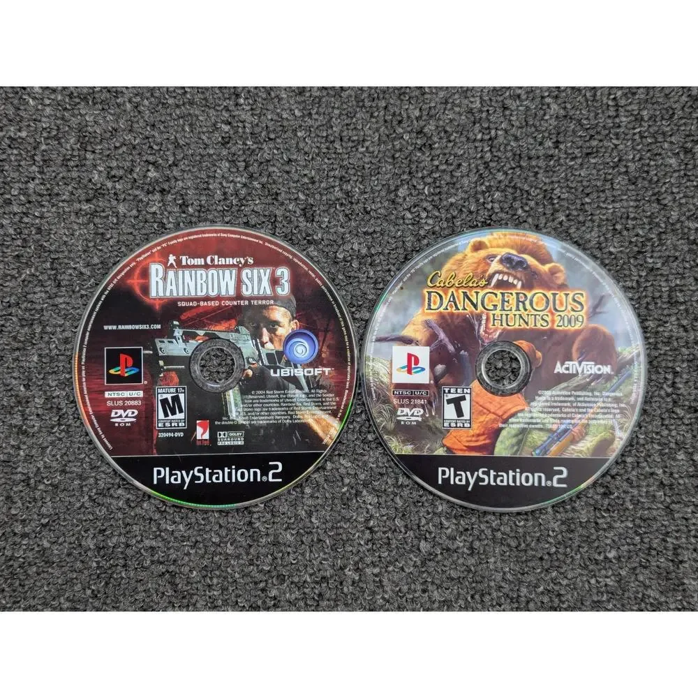 Lot of 10 Sony PlayStation 2 PS2 Games Loose Discs in Jewel Cases Tested